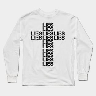 LIES Cross Long Sleeve T-Shirt